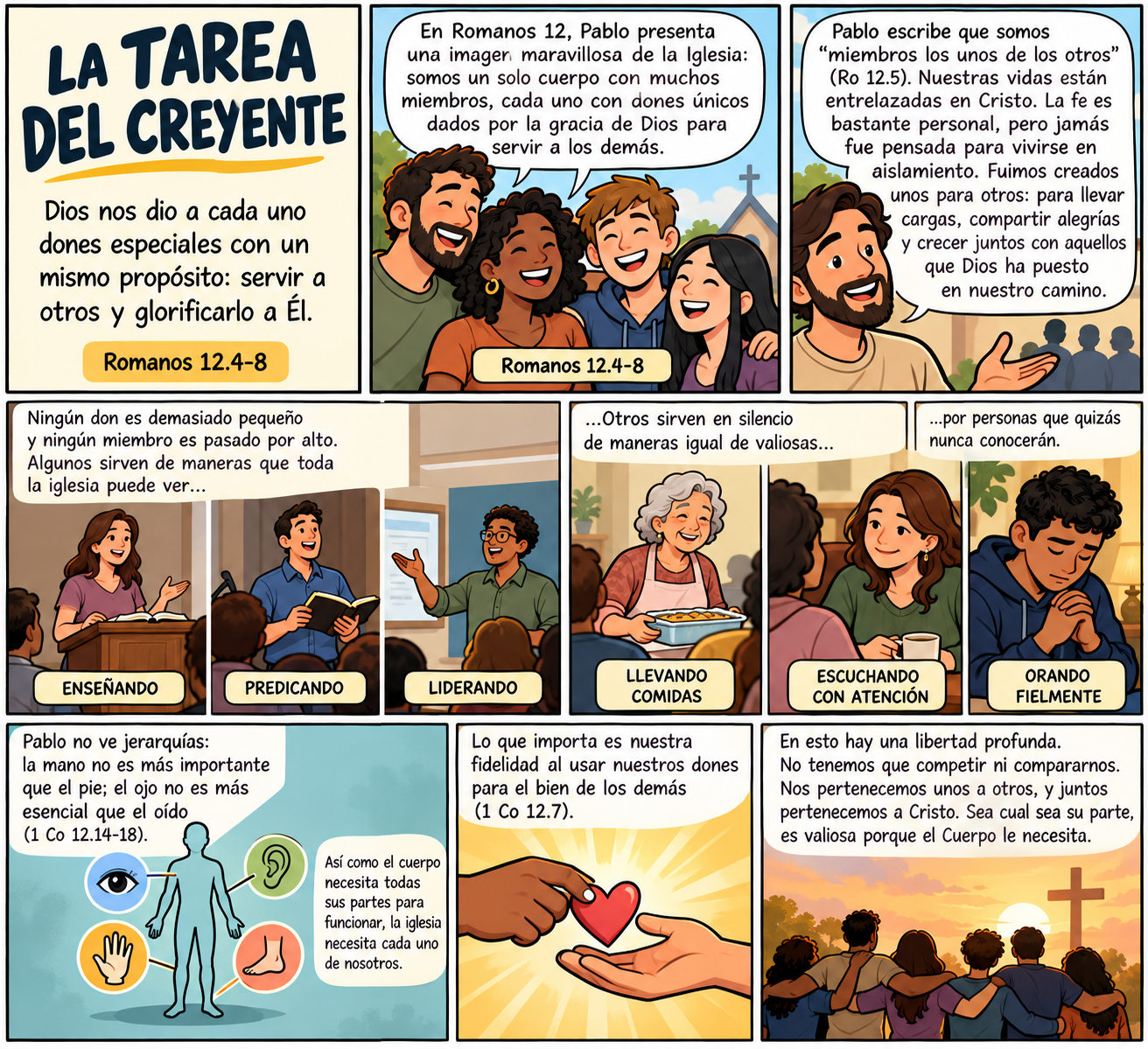 Cómic La tarea del creyente